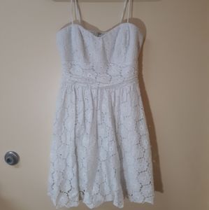 Speechless- Lace Floral Sun Dress